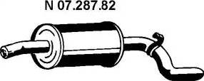 Eberspächer 07.287.82 - Глушитель выхлопных газов, конечный unicars.by