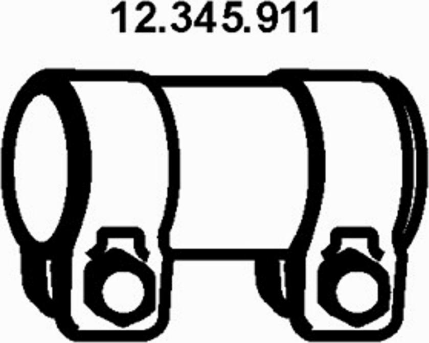 Eberspächer 12.345.911 - Соединительные элементы, система выпуска unicars.by