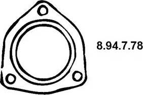 Eberspächer 8.94.7.78 - Прокладка, труба выхлопного газа unicars.by