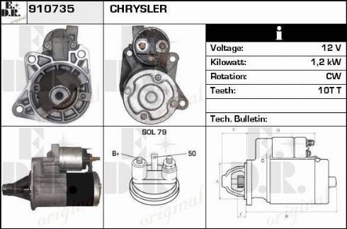 EDR 910735 - Стартер unicars.by