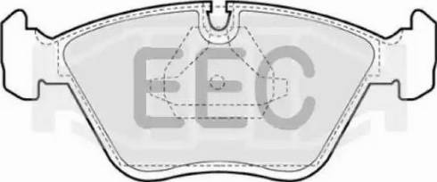 EEC BRP0596 - Тормозные колодки, дисковые, комплект unicars.by