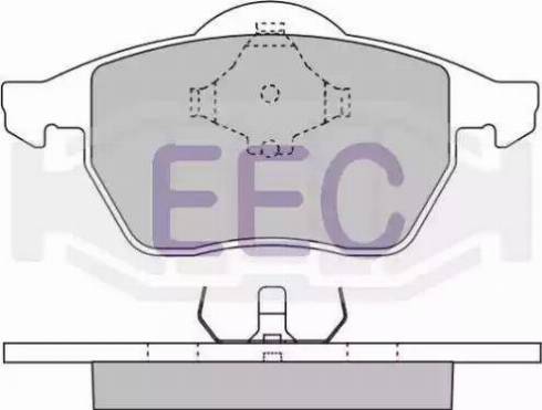 EEC BRP0875 - Тормозные колодки, дисковые, комплект unicars.by