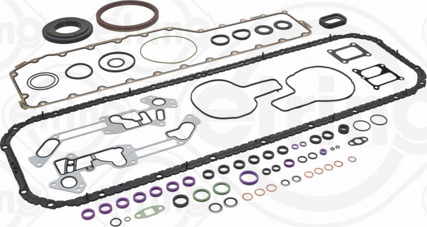 Elring 008.200 - Комплект прокладок, блок-картер двигателя unicars.by