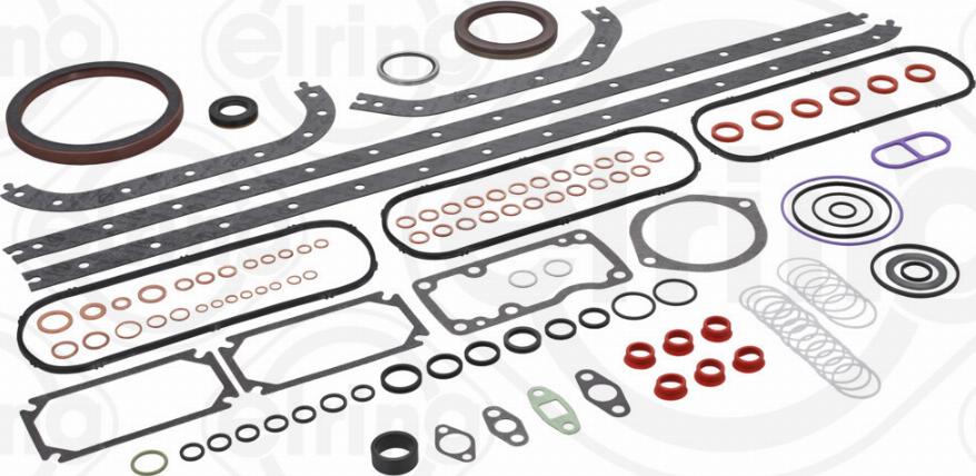 Elring 755.648 - Комплект прокладок, блок-картер двигателя unicars.by