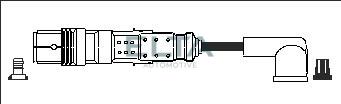 Elta Automotive ET4081 - Комплект проводов зажигания unicars.by