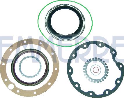 Emmerre 101569 - Уплотняющее кольцо, сальник, ступица колеса unicars.by