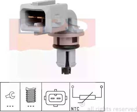 EPS 1.994.035 - Датчик, температура впускаемого воздуха unicars.by