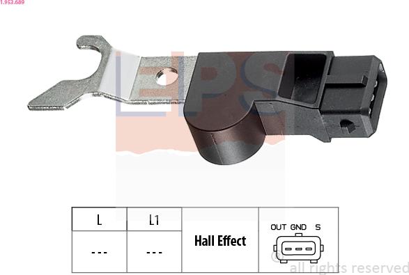 EPS 1.953.689 - Датчик, положение распределительного вала unicars.by