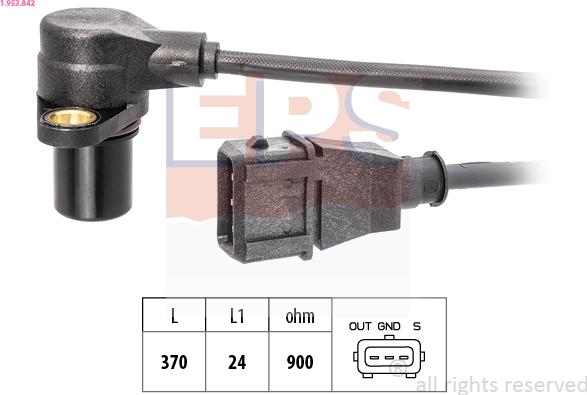 EPS 1.953.842 - Датчик импульсов, коленвал unicars.by