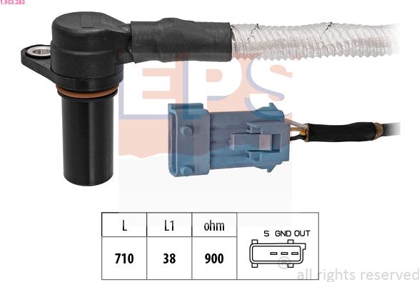 EPS 1.953.283 - Датчик импульсов, коленвал unicars.by