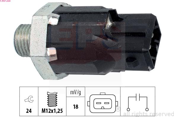 EPS 1.957.224 - Датчик детонации unicars.by