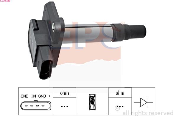 EPS 1.970.445 - Катушка зажигания unicars.by