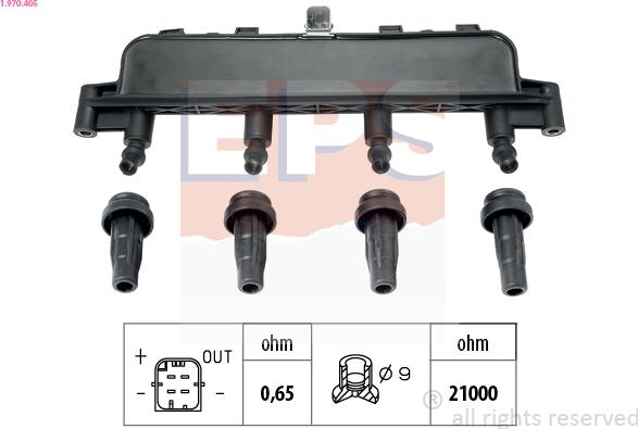 EPS 1.970.405 - Катушка зажигания unicars.by