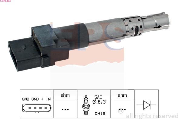 EPS 1.970.434 - Катушка зажигания unicars.by