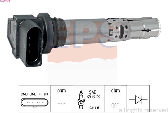 EPS 1.970.474 - Катушка зажигания unicars.by