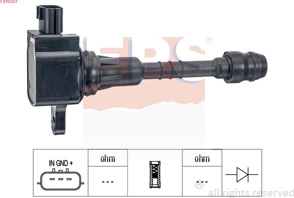 EPS 1.970.557 - Катушка зажигания unicars.by