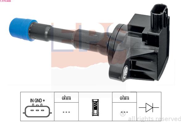 EPS 1.970.608 - Катушка зажигания unicars.by