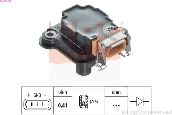 EPS 1.970.354S - Катушка зажигания unicars.by