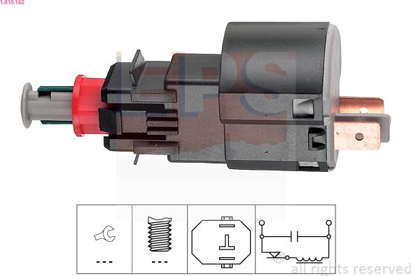 EPS 1.810.162 - Выключатель фонаря сигнала торможения unicars.by