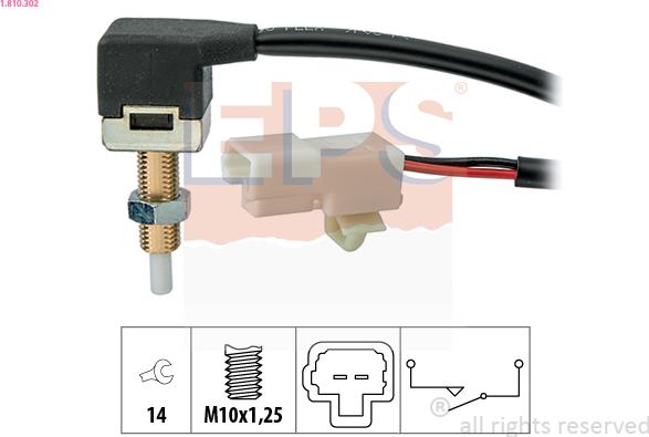 EPS 1.810.302 - Выключатель, привод сцепления (Tempomat) unicars.by