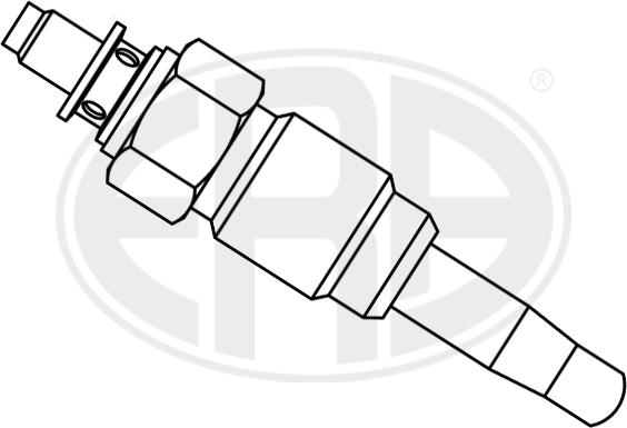 ERA 886025 - Свеча накаливания unicars.by