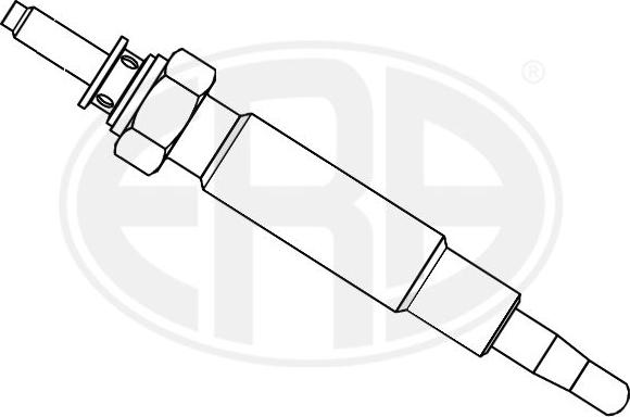 ERA 887017 - Свеча накаливания unicars.by