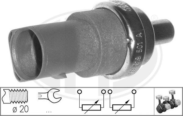 ERA 330496 - Датчик, температура охлаждающей жидкости unicars.by