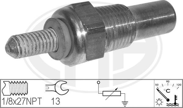 ERA 330091 - Датчик, температура охлаждающей жидкости unicars.by