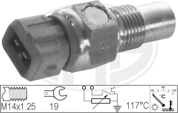 ERA 330154 - Датчик, температура охлаждающей жидкости unicars.by