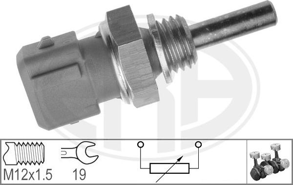 ERA 330135 - Датчик, температура охлаждающей жидкости unicars.by