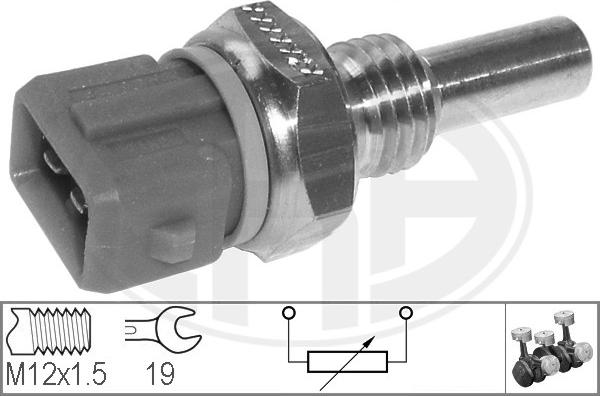 ERA 330122 - Датчик, температура охлаждающей жидкости unicars.by