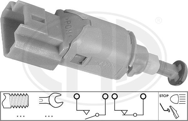 ERA 330754 - Выключатель фонаря сигнала торможения unicars.by