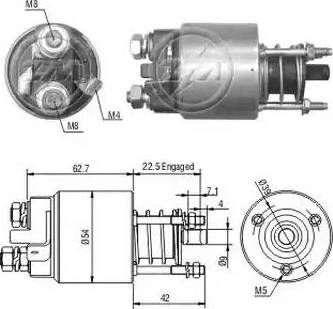 ERA 227439 - Тяговое реле, соленоид, стартер unicars.by