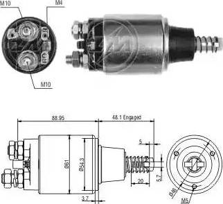 ERA 227580 - Тяговое реле, соленоид, стартер unicars.by