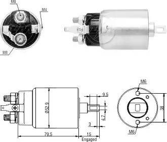 ERA 227530 - Тяговое реле, соленоид, стартер unicars.by