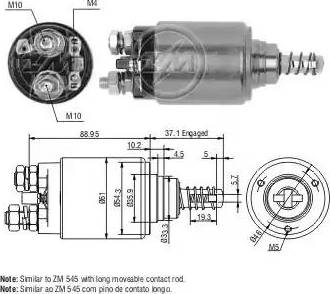 ERA 227065 - Тяговое реле, соленоид, стартер unicars.by