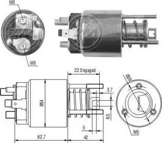 ERA 227036 - Тяговое реле, соленоид, стартер unicars.by