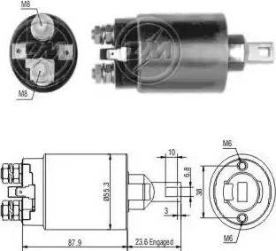 ERA 227 846 - Тяговое реле, соленоид, стартер unicars.by