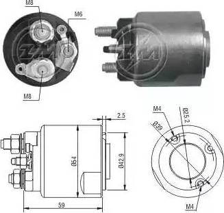 ERA 227387 - Тяговое реле, соленоид, стартер unicars.by