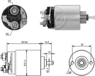 ERA ZM961 - Тяговое реле, соленоид, стартер unicars.by