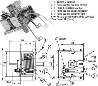 ERA ZM904 - Тяговое реле, соленоид, стартер unicars.by