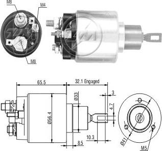 ERA ZM577 - Тяговое реле, соленоид, стартер unicars.by