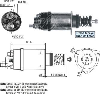 ERA ZM353 - Тяговое реле, соленоид, стартер unicars.by