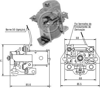 ERA ZM2901 - Тяговое реле, соленоид, стартер unicars.by