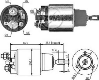 ERA ZM772 - Тяговое реле, соленоид, стартер unicars.by