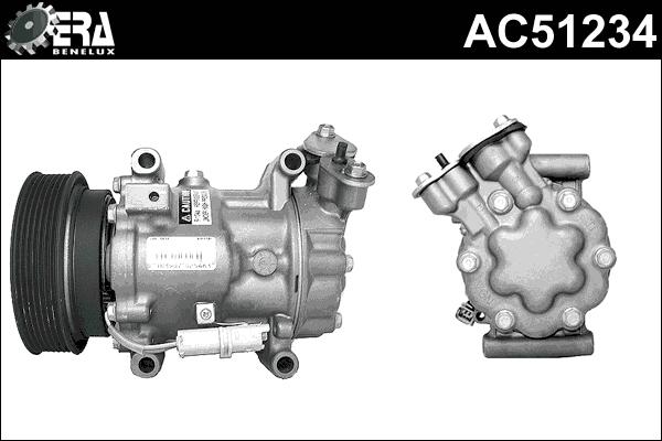 ERA Benelux AC51234 - Компрессор кондиционера unicars.by