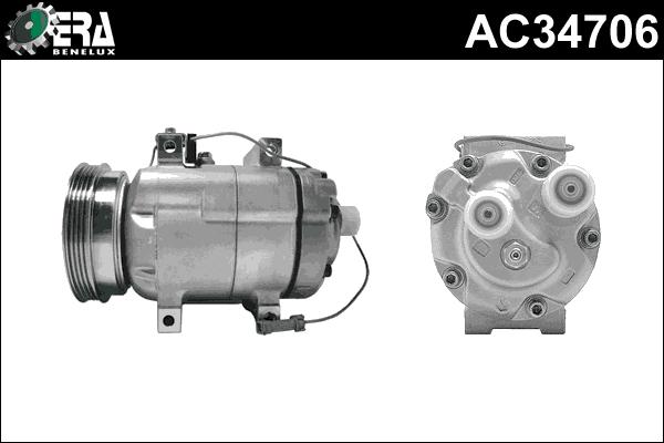 ERA Benelux AC34706 - Компрессор кондиционера unicars.by