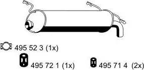 ERNST 501019 - Глушитель выхлопных газов, конечный unicars.by