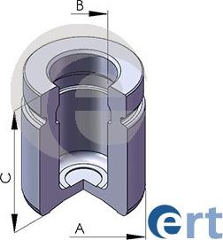 ERT 150564-C - Поршень, корпус скобы тормоза unicars.by