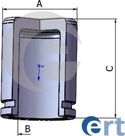 ERT 150673-C - Поршень, корпус скобы тормоза unicars.by